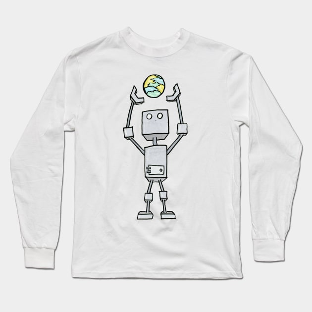 Orb Long Sleeve T-Shirt by CuteBotss
